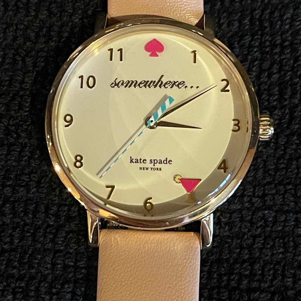 Kate Spade Gold and Pink Watch